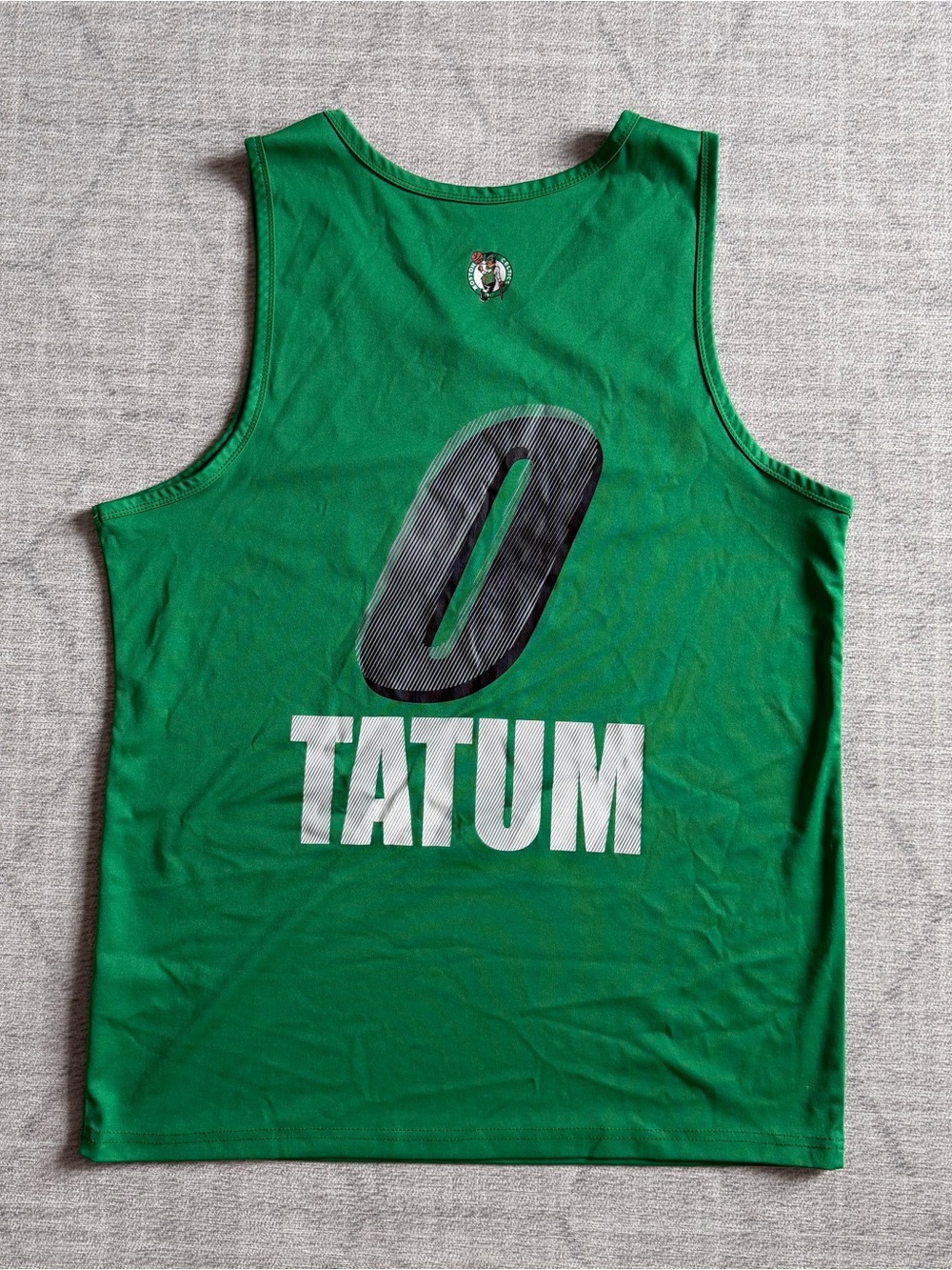 NBA Basketball Boston Celtics #0 Tatum Men’s Green Tank Top Jersey Shirt LARGE